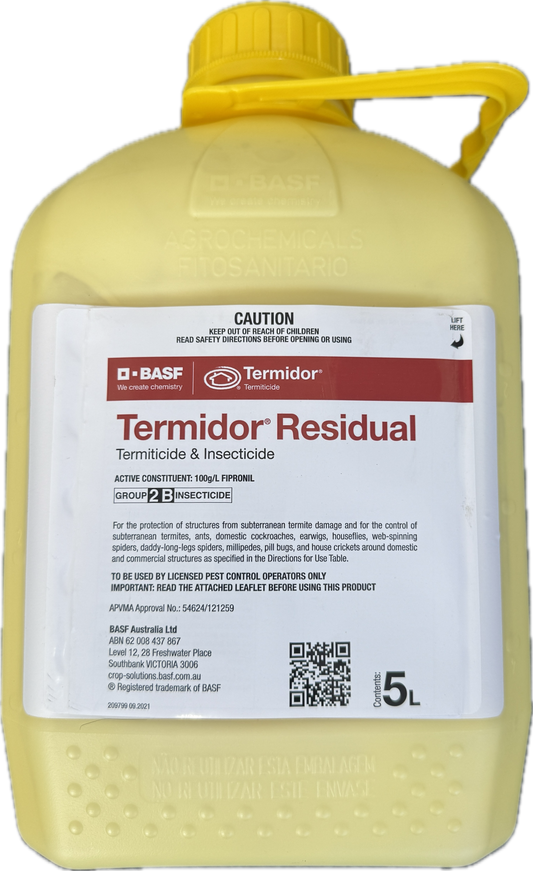 Termidor Residual Termiticide - 5 Litre